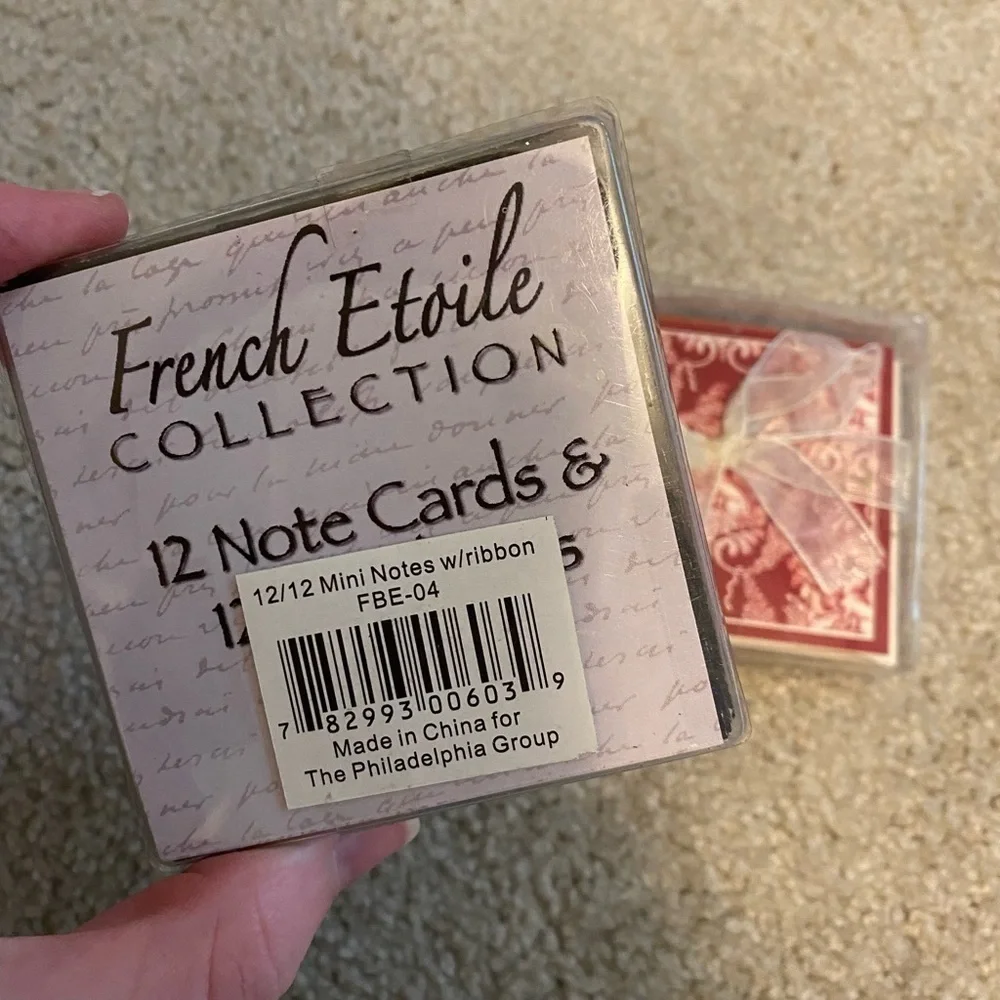 FRENCH Etiole Note Cards